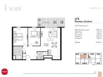 Vente appartement 3 pièces Vente appartement 3 pièces