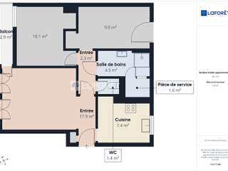 Vente appartement 3 pièces