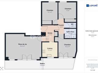 Vente appartement 4 pièces