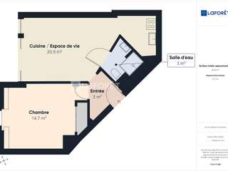 Vente appartement 2 pièces