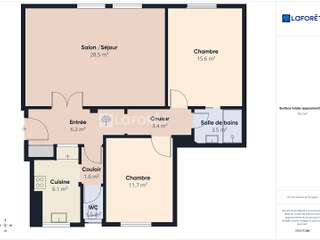 Vente appartement 3 pièces