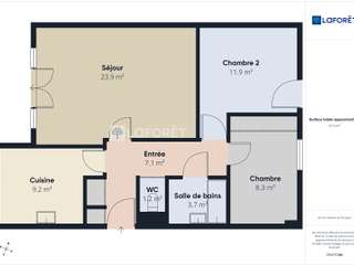 Vente appartement 3 pièces Vente appartement 3 pièces
