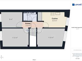 Vente appartement 3 pièces Vente appartement 3 pièces