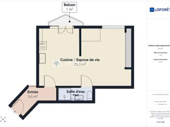 Vente appartement 1 pièce