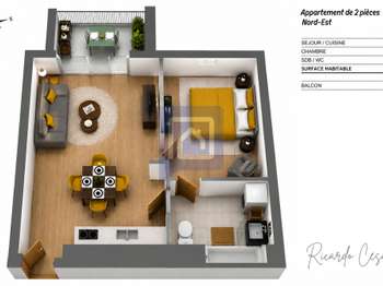 Vente appartement 2 pièces