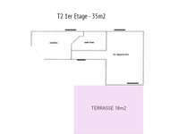 Vente appartement 2 pièces