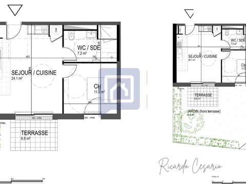 Vente appartement 2 pièces Vente appartement 2 pièces