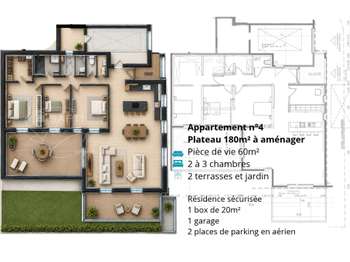 Vente appartement 4 pièces Quimper Penanguer - Kervilien - Penhars 29