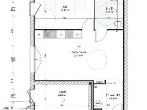 Vente appartement 2 pièces Redon 35