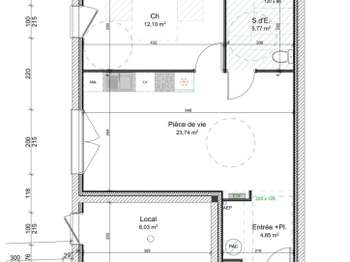 Appartement 2 pièces 46 m² · à Redon · 46 m² · 157 150 €