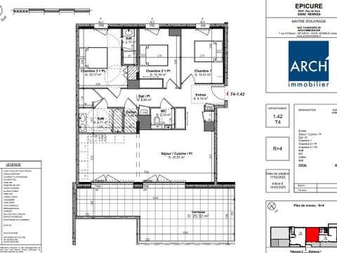Vente appartement 4 pièces