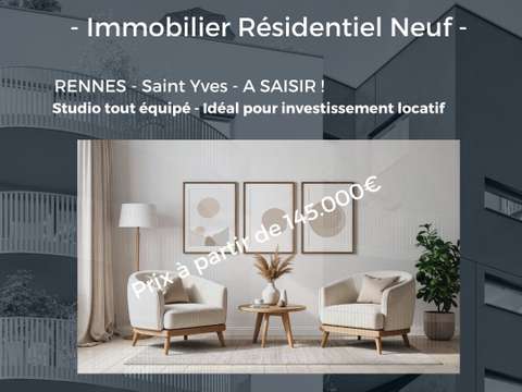 Vente appartement 1 pièce Rennes 35