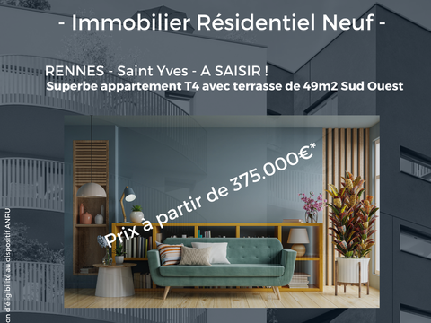 Vente appartement 4 pièces Rennes 35