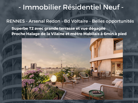 Vente appartement 2 pièces Rennes 35