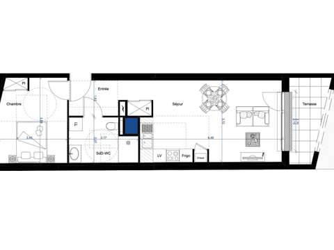 Vente appartement 2 pièces