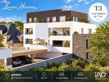 Vente Appartement 3 piècesRennes