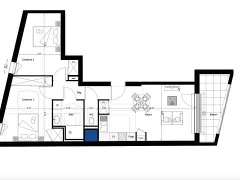 Vente appartement 3 pièces