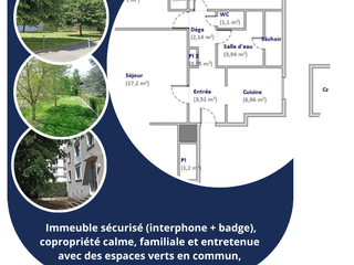 Vente appartement 4 pièces Vente appartement 4 pièces