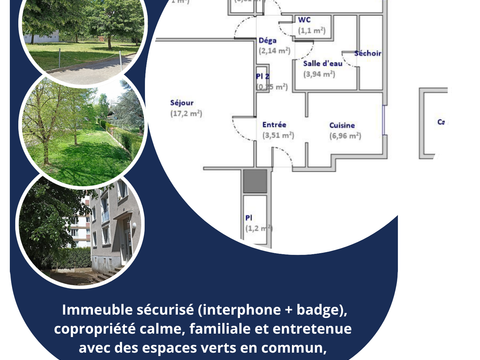 Vente appartement 4 pièces Vente appartement 4 pièces