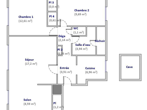 Vente appartement 4 pièces Vente appartement 4 pièces