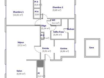 Vente appartement 4 pièces Vente appartement 4 pièces