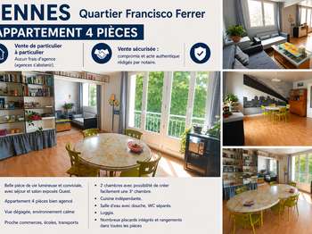 Vente Appartement 4 piècesRennes
