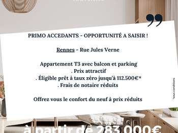 Vente Appartement 3 piècesRennes