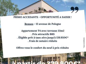 Vente Appartement 4 piècesRennes