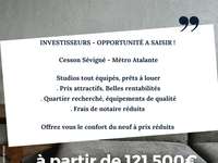 Vente appartement 1 pièce Vente appartement 1 pièce