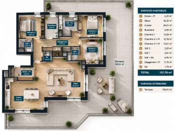 Vente appartement 5 pièces