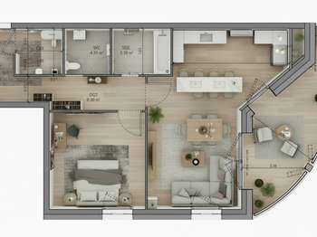 Vente appartement 2 pièces