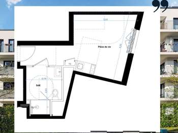 Vente appartement 1 pièce