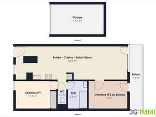Vente appartement 3 pièces
