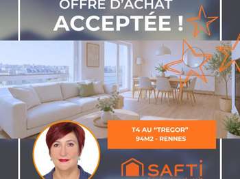 Vente Appartement 4 piècesRennes Bourg L'evêque