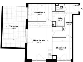 Vente appartement 3 pièces