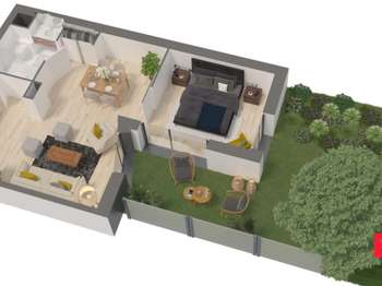 Vente appartement 2 pièces Rennes Centre Ville 35