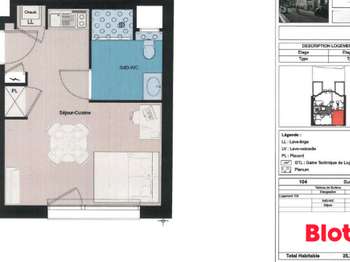 Vente appartement 1 pièce