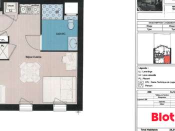 Vente appartement 1 pièce Vente appartement 1 pièce