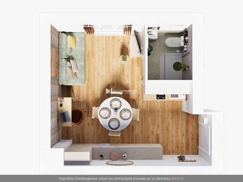 Vente Studio 1 pièce Rennes Cleunay 35