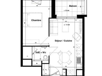 Vente appartement 2 pièces