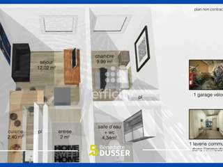 Vente appartement 2 pièces