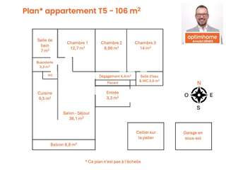 Vente appartement 5 pièces Vente appartement 5 pièces