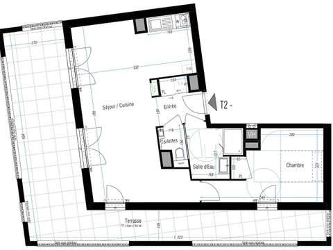 Vente appartement 2 pièces