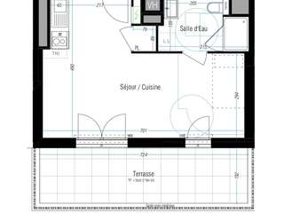 Vente Studio 1 pièce
