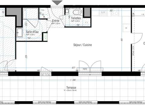Vente appartement 3 pièces
