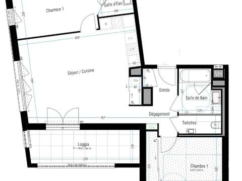 Vente appartement 3 pièces