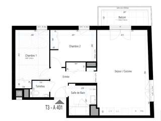 Vente appartement 3 pièces