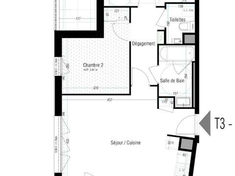 Vente appartement 3 pièces