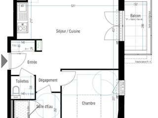 Vente appartement 2 pièces