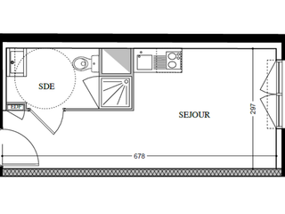 Vente Studio 1 pièce